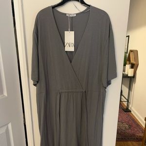Zara Wrap Midi Dress